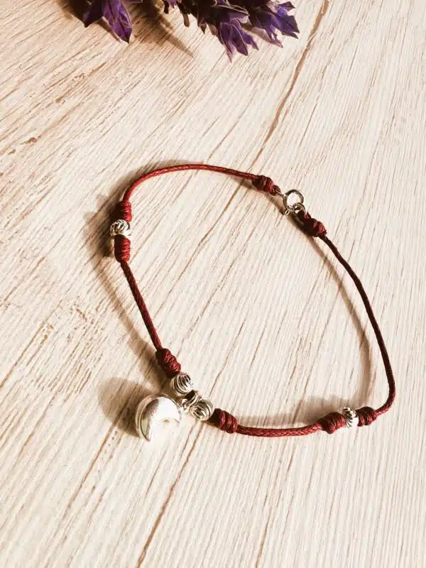 Pulsera hilo luna inf y complementos plata 925